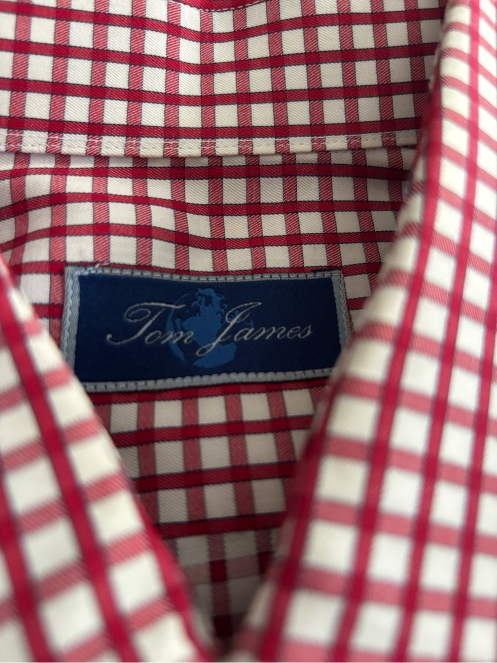 TAKING OFFERS! Tom James Custom Button Down Shirt, *XL (see measurements)